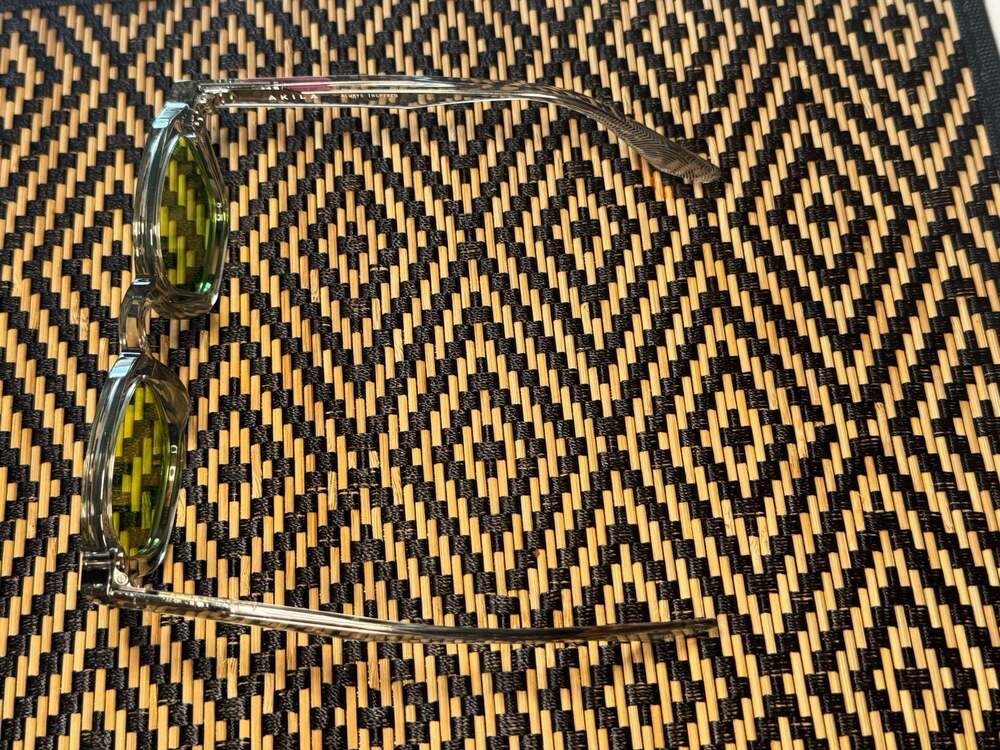 Akila Logos Sunglasses in Cement/Green - Picture 4 of 11